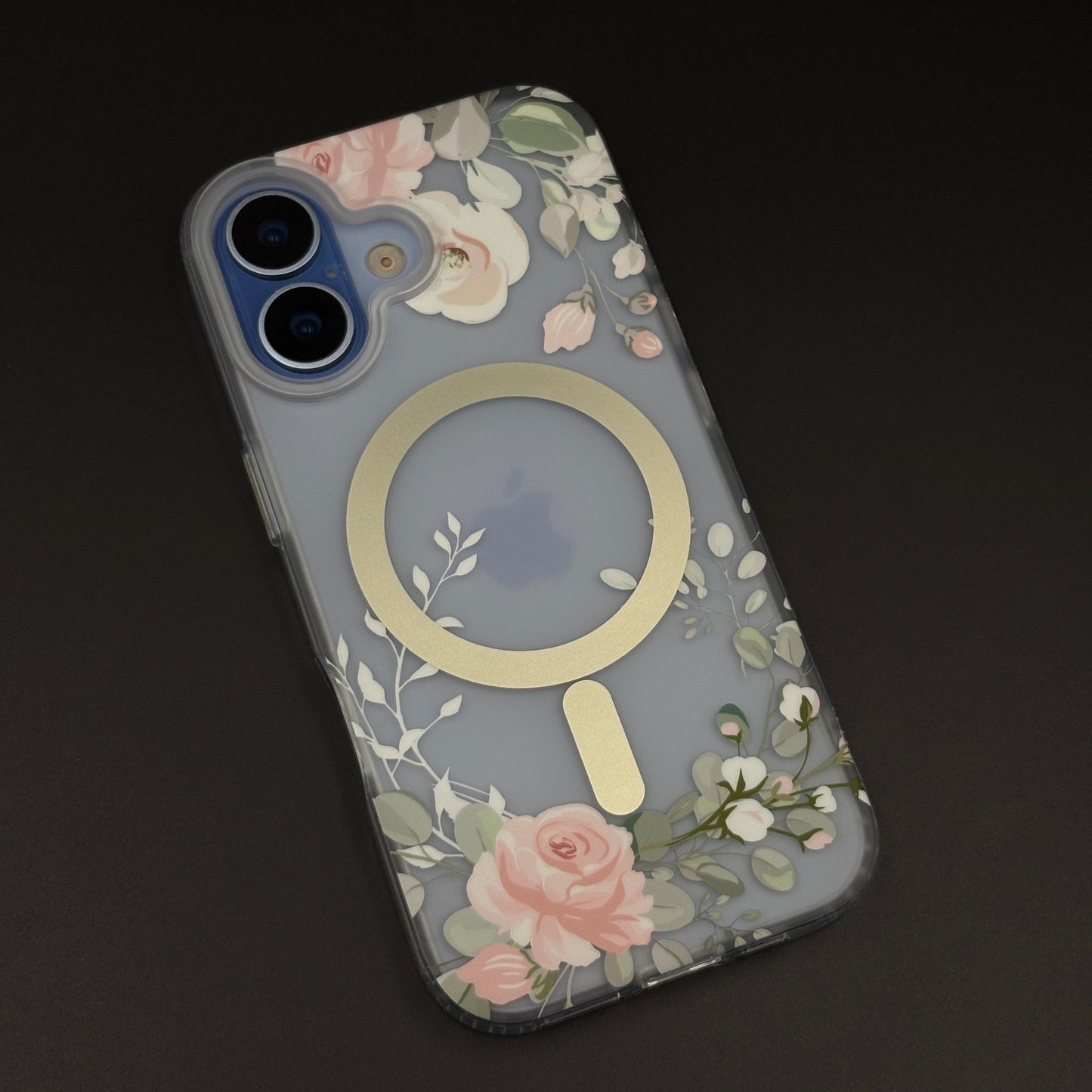 Floral MagSafe Clear Case for iPhone 17 | Anti-Yellow Botanical Back Cover