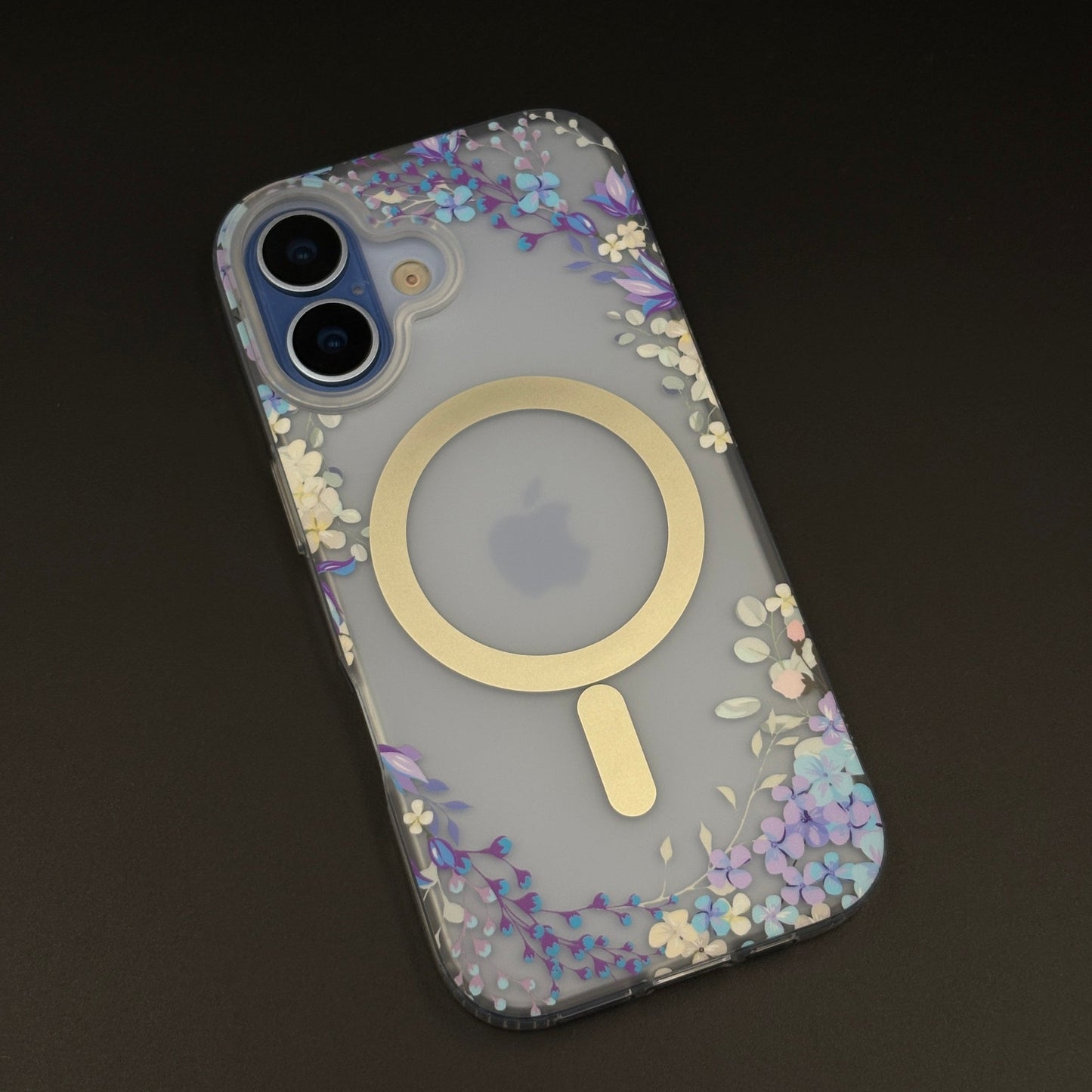 Floral MagSafe Clear Case for iPhone 17 | Anti-Yellow Botanical Back Cover