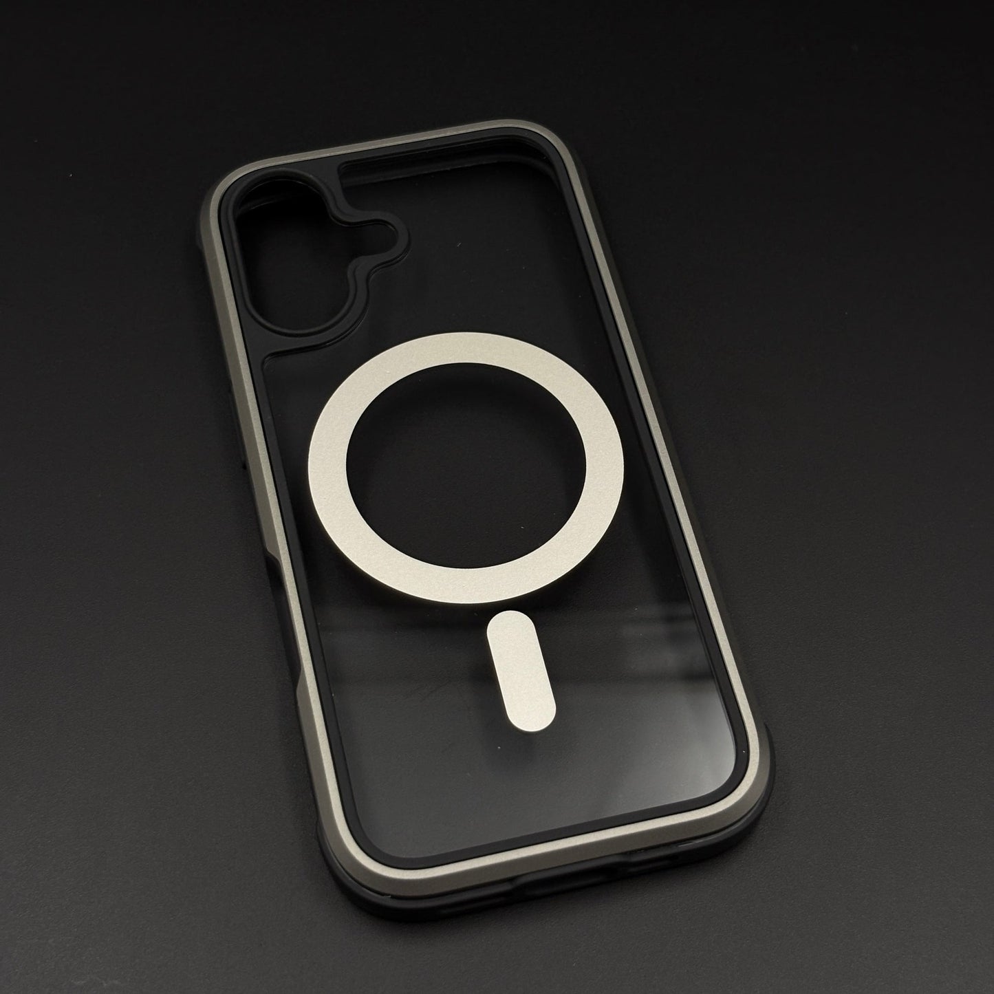 Transparent MagSafe Bumper Case for iPhone 17 | Metal Frame Shockproof Clear Back Cover