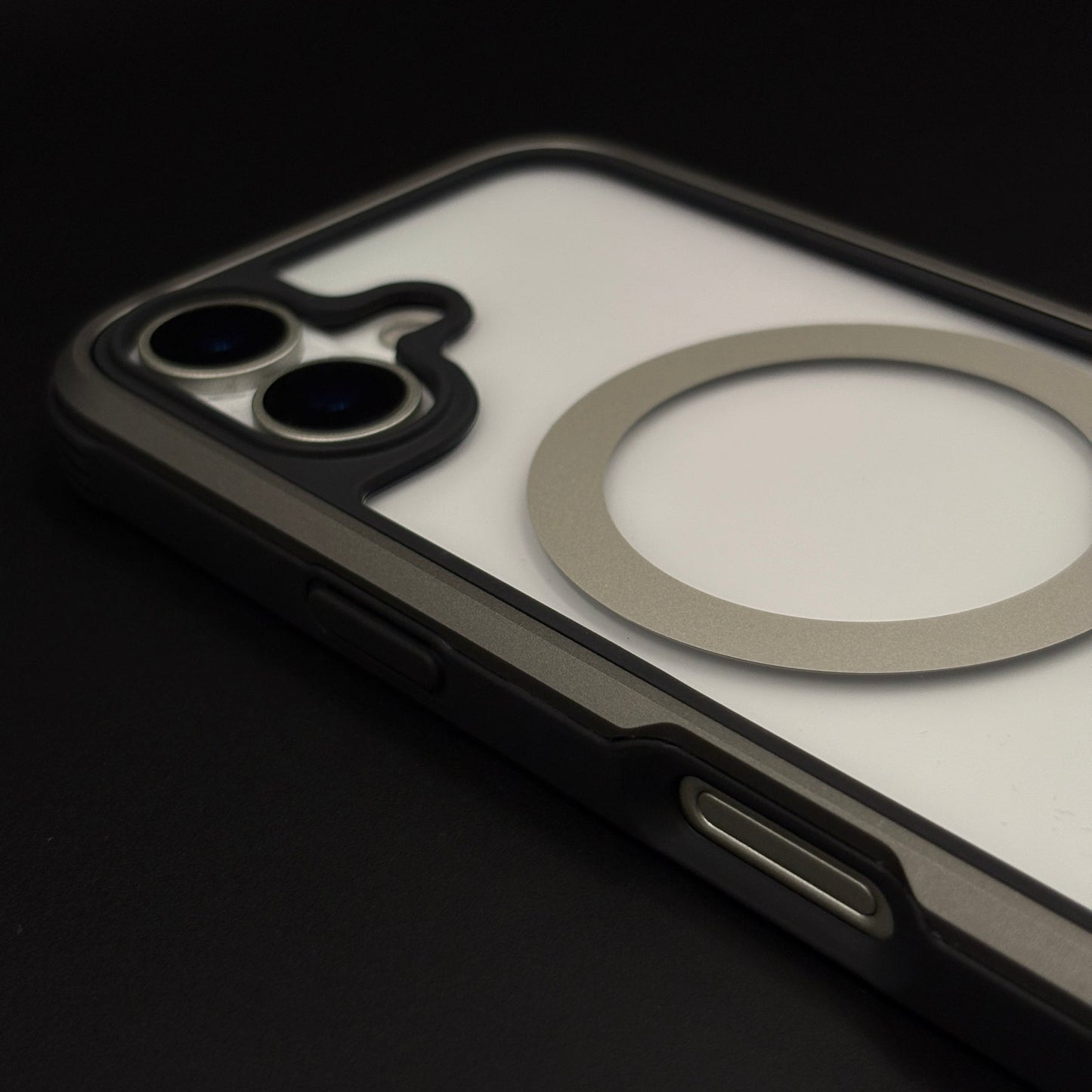 Transparent MagSafe Bumper Case for iPhone 17 | Metal Frame Shockproof Clear Back Cover