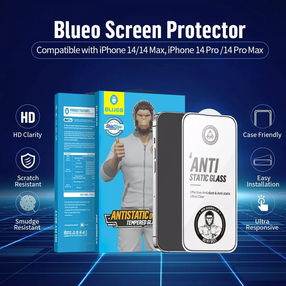 Anti Static Dustproof HD Clear Tempered Glass for iPhone 17 Series