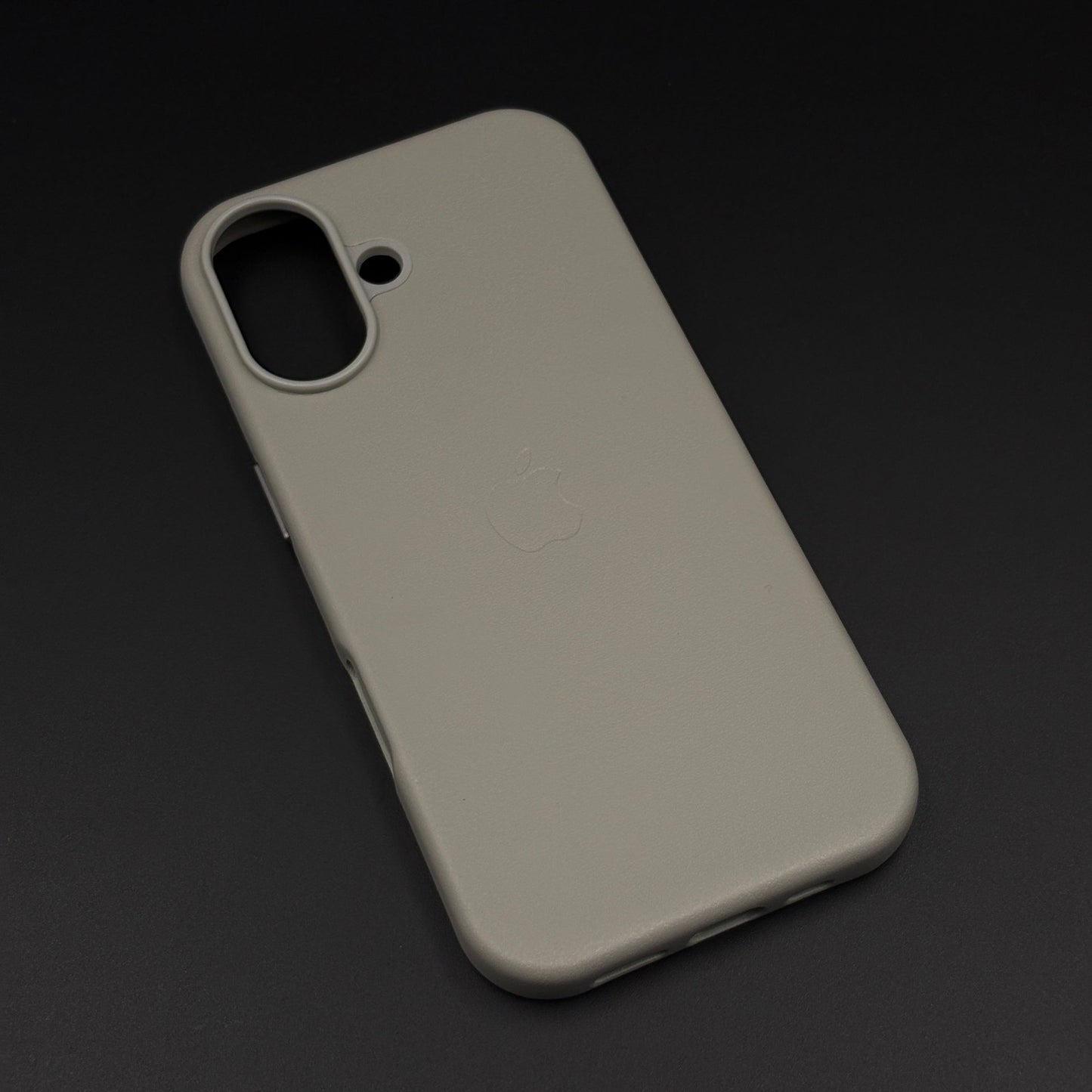 Minimalist Leather Logo Phone Case Cover for iPhone 17 | Slim Premium Everyday Protection