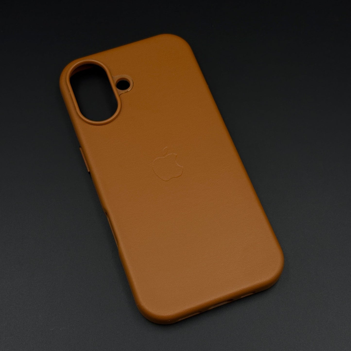 Minimalist Leather Logo Phone Case Cover for iPhone 17 | Slim Premium Everyday Protection
