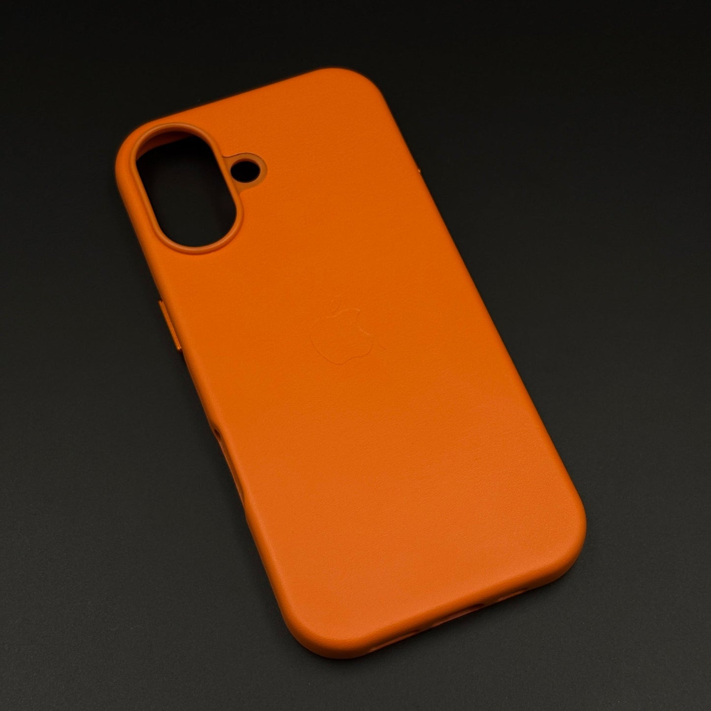 Minimalist Leather Logo Phone Case Cover for iPhone 17 | Slim Premium Everyday Protection