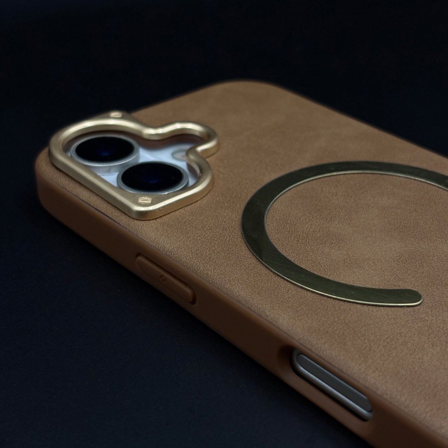 Leather MagSafe Mobile Case Cover for iPhone 17 | Slim Protective Back
