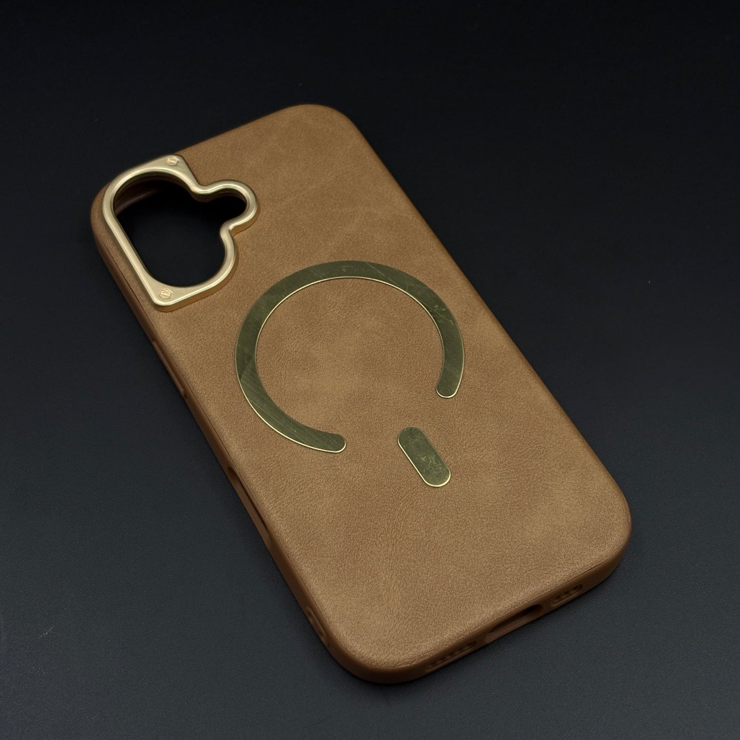 Leather MagSafe Mobile Case Cover for iPhone 17 | Slim Protective Back