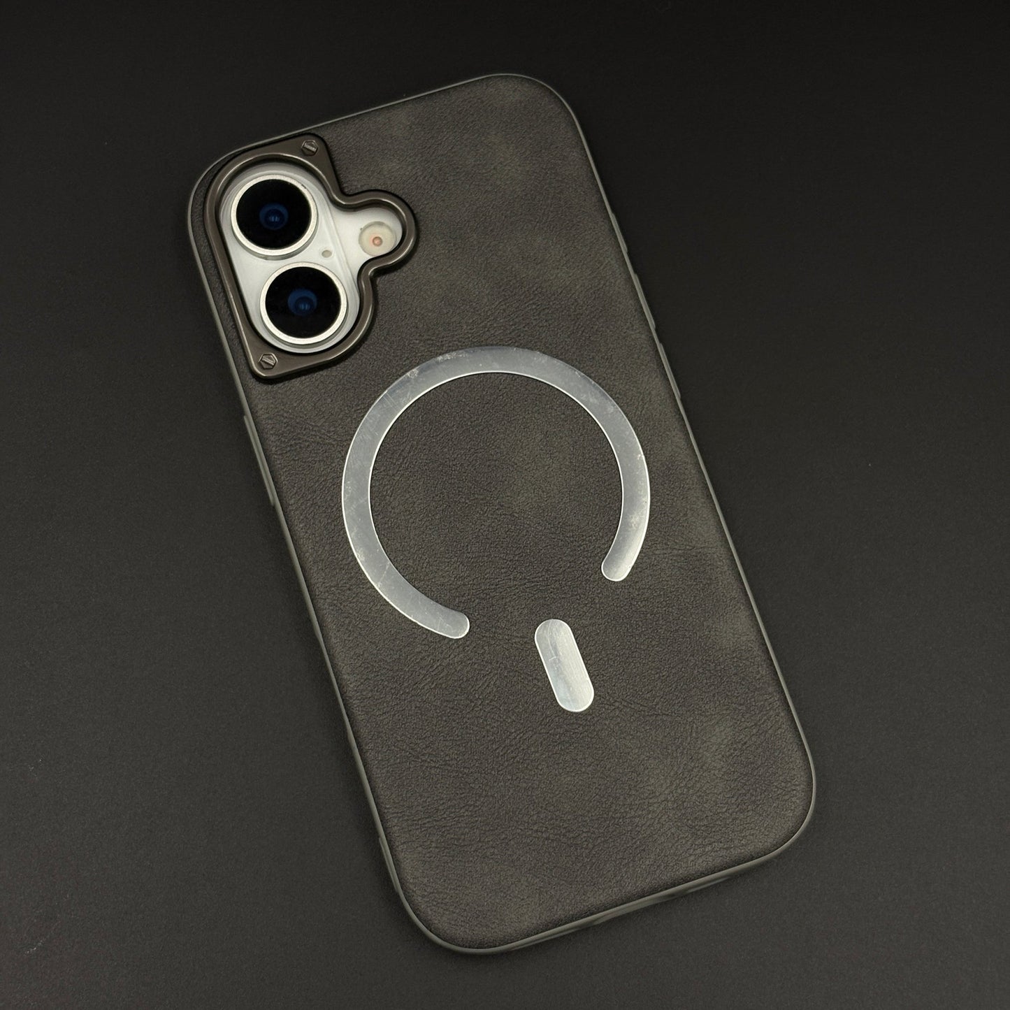Leather MagSafe Mobile Case Cover for iPhone 17 | Slim Protective Back