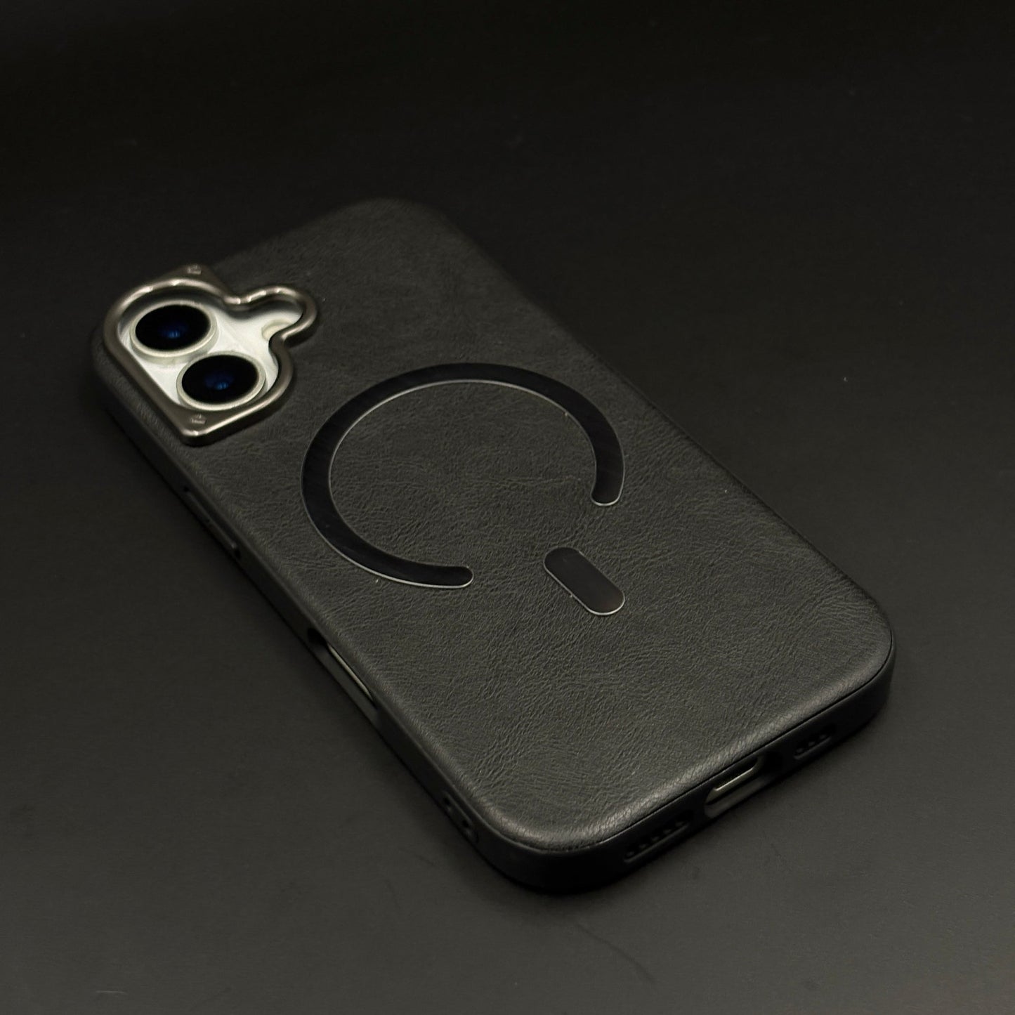 Leather MagSafe Mobile Case Cover for iPhone 17 | Slim Protective Back