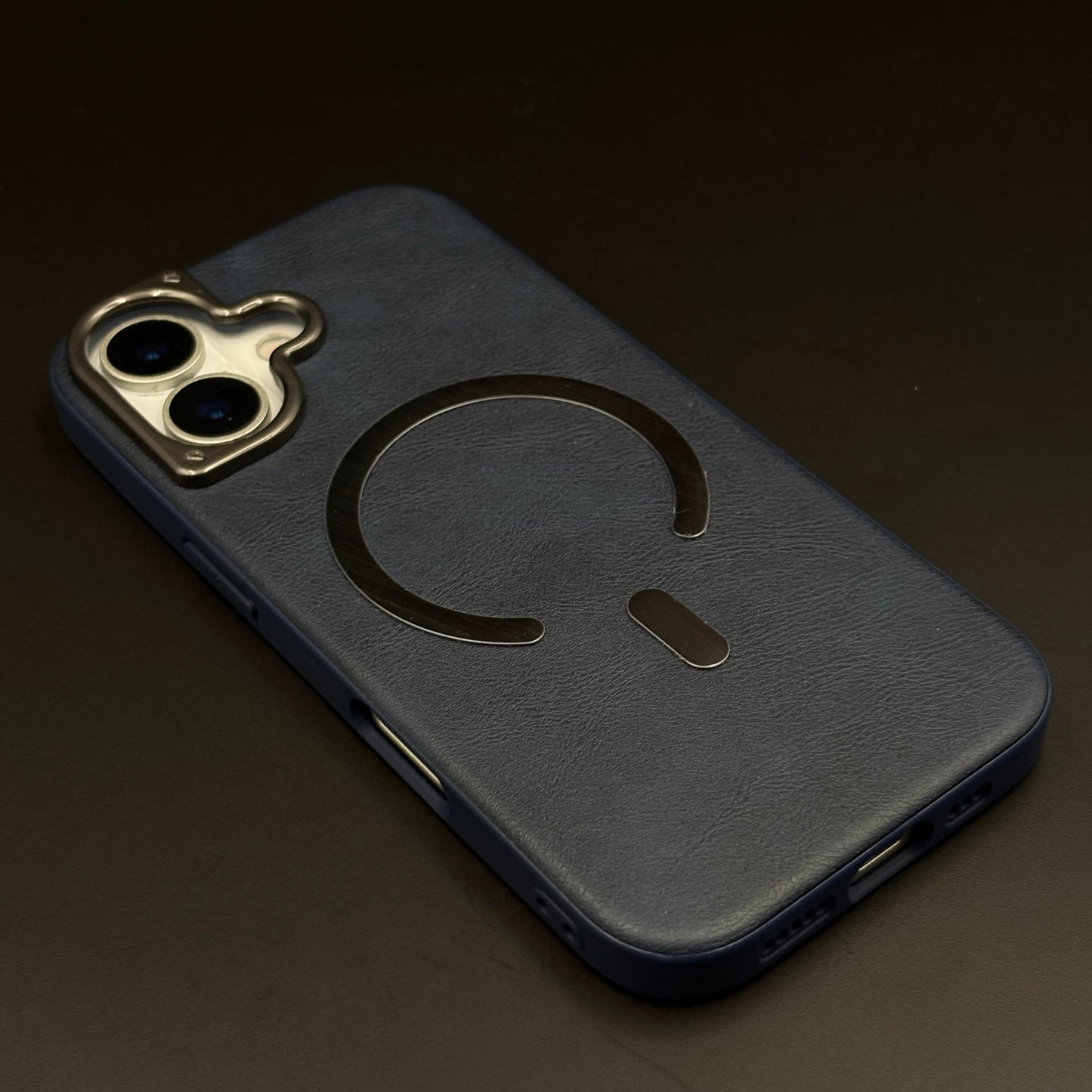 Leather MagSafe Mobile Case Cover for iPhone 17 | Slim Protective Back