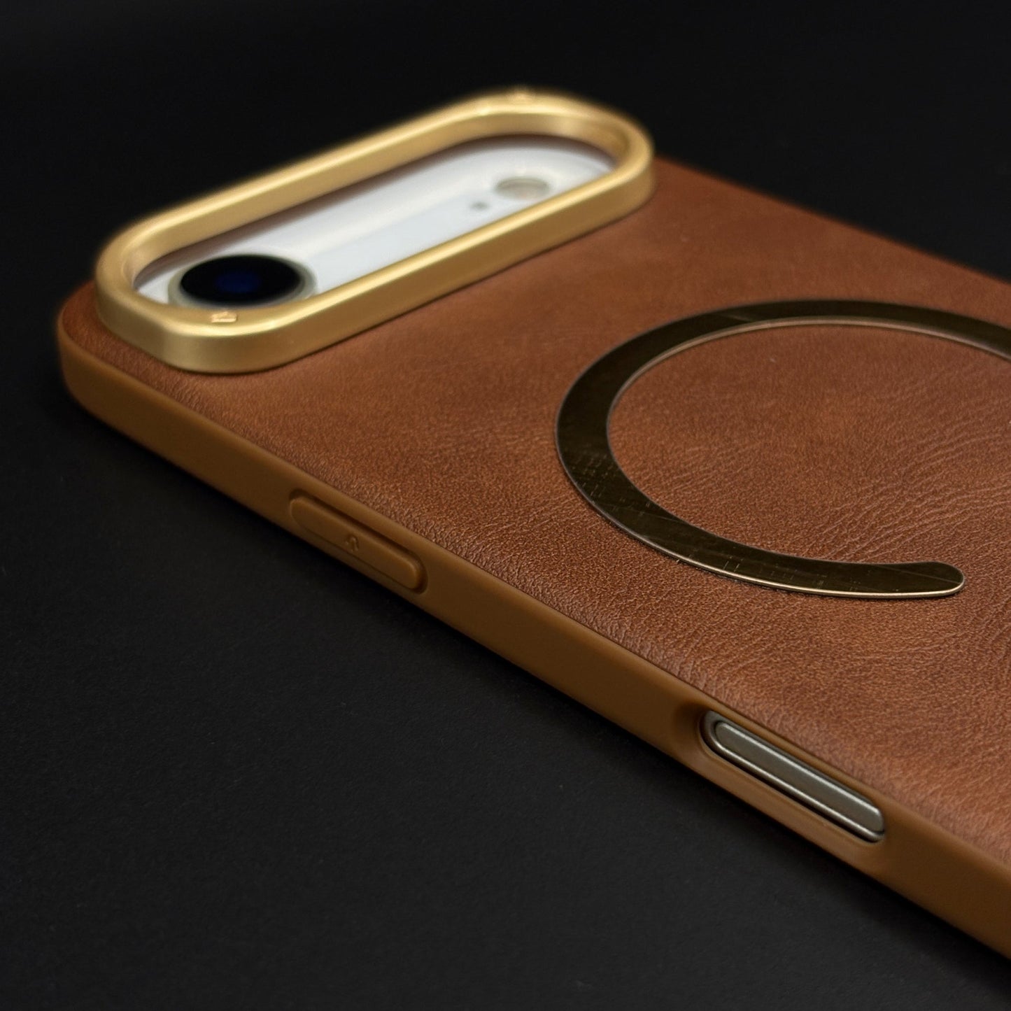 Leather MagSafe Mobile Case Cover for iPhone 17 Air | Slim Protective Back