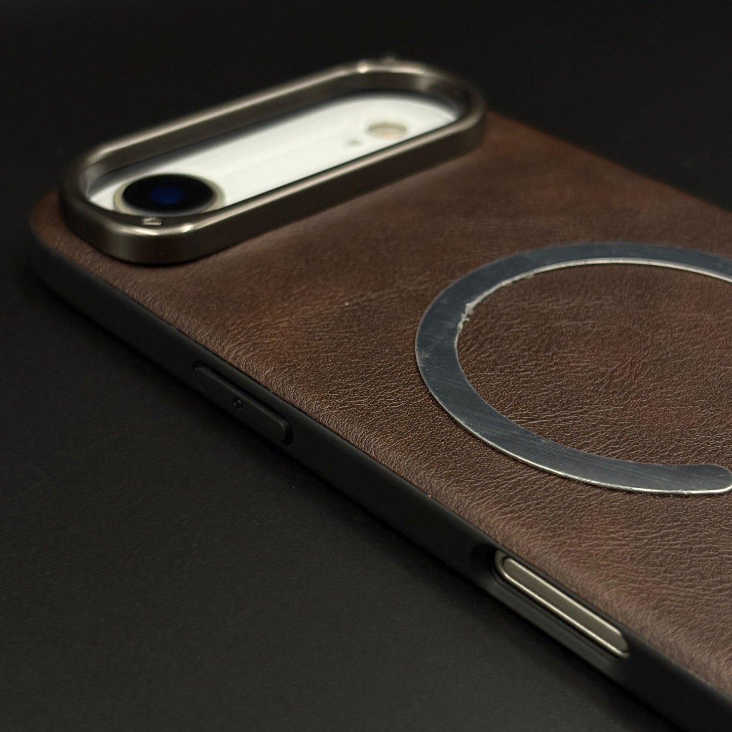 Leather MagSafe Mobile Case Cover for iPhone 17 Air | Slim Protective Back