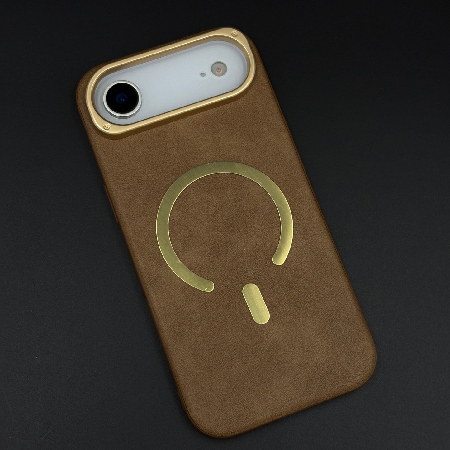 Leather MagSafe Mobile Case Cover for iPhone 17 Air | Slim Protective Back