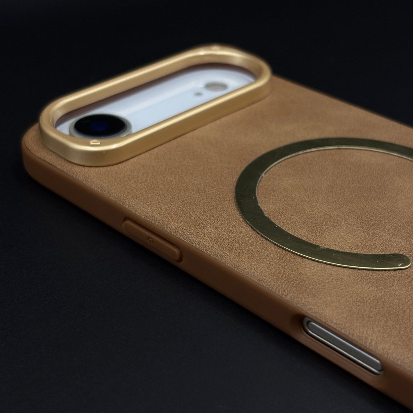 Leather MagSafe Mobile Case Cover for iPhone 17 Air | Slim Protective Back