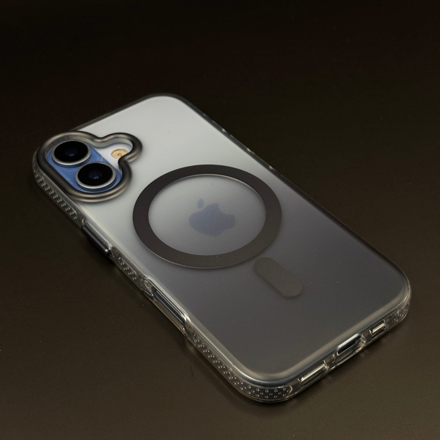 Smokey MagSafe Mobile Case Cover for iPhone 17 | Frosted Transparent Shockproof Back