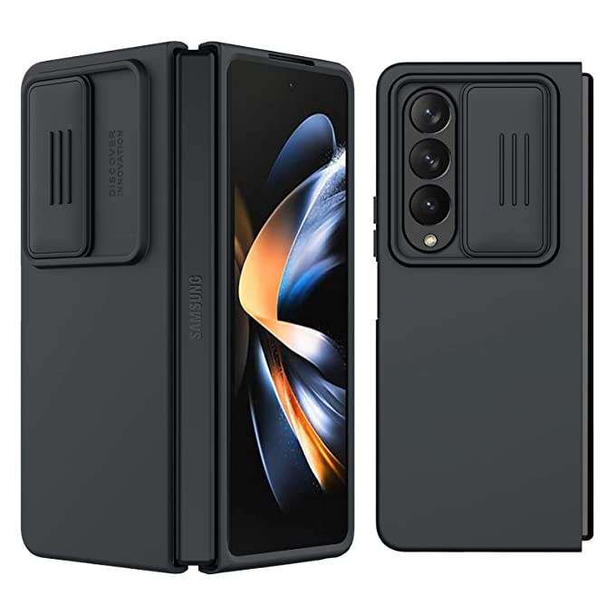 Nillkin Samsung Galaxy Z Fold 3 Camshiled Camera Protection Silicone Case Black