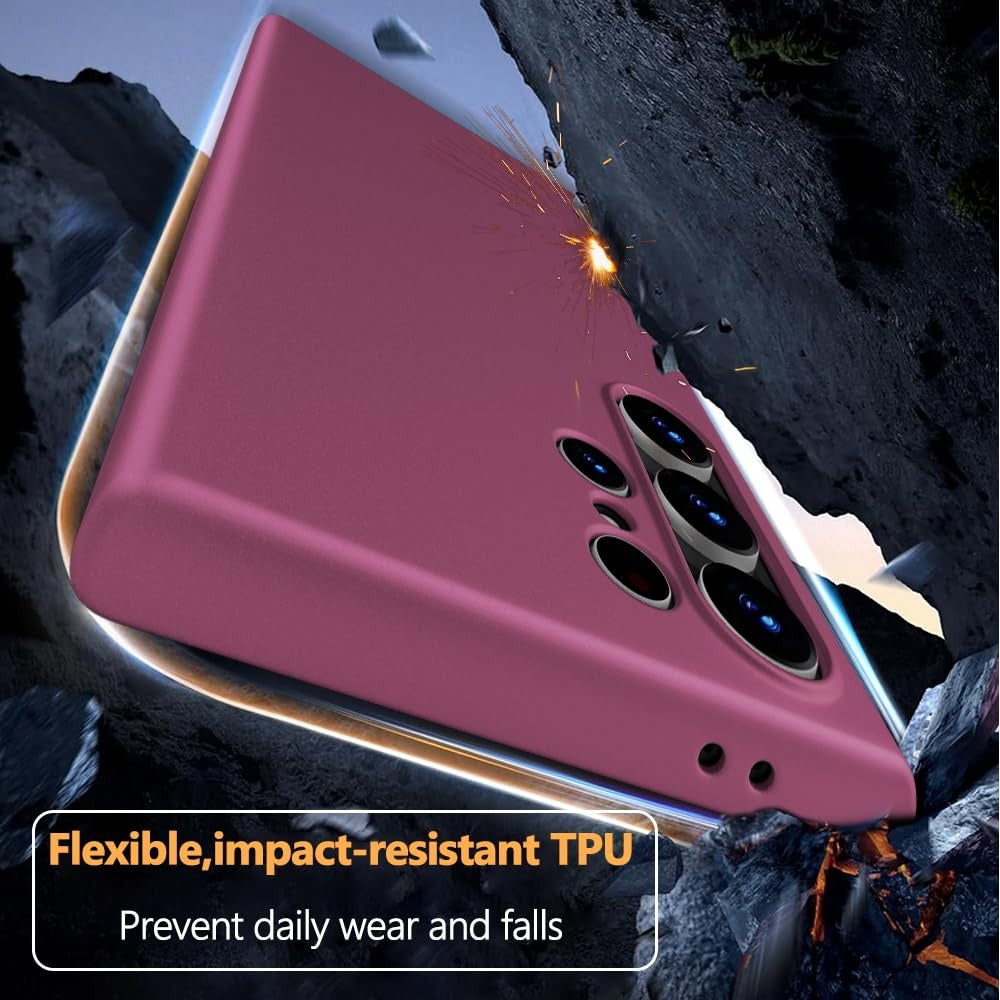 Samsung Galaxy S25 Ultra Super Slim Smooth TPU Matte Finish Case