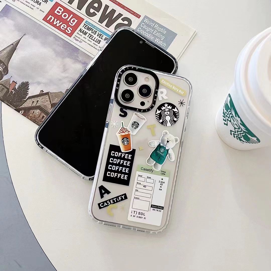 iPhone Luxury Brand Creative Starbucks Case Clearance Sale