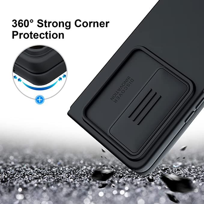 Nillkin Samsung Galaxy Z Fold 4 Camshiled Silicone Case Black Clearance Sale