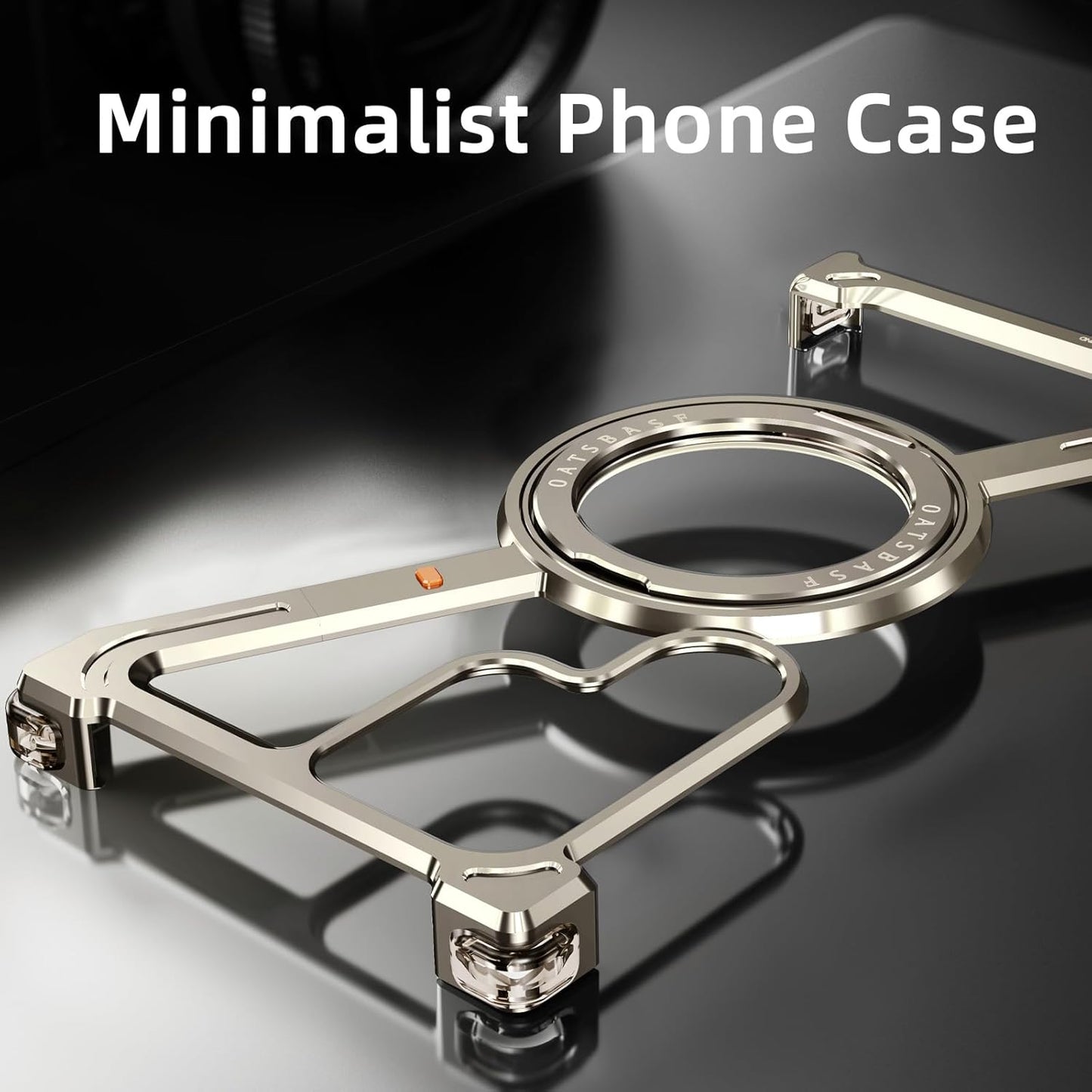 Z Shape Aluminium Metal Rotating Kickstand for Samsung Galaxy S24 Ultra | Frameless Design