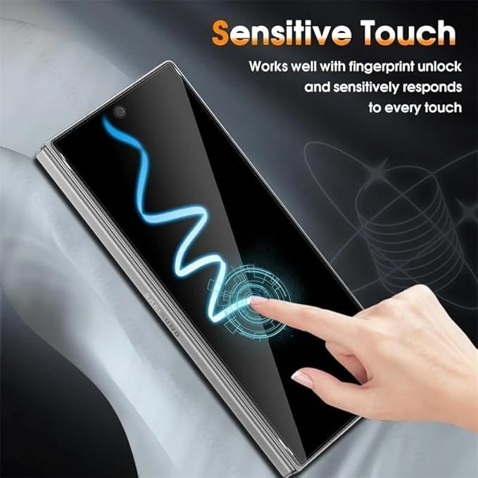 Samsung Galaxy Z Fold 6 Front Outer Screen Privacy Tempered Glass