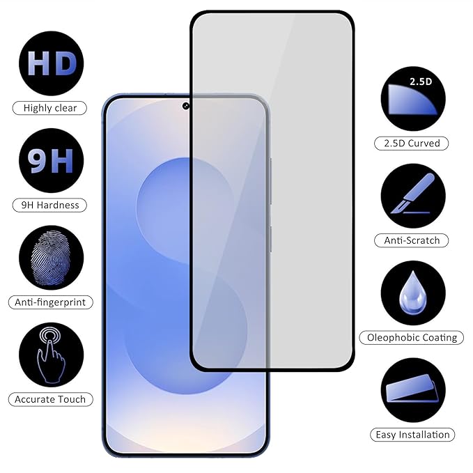 Samsung Galaxy S26 HD Tempered Glass Screen Protector
