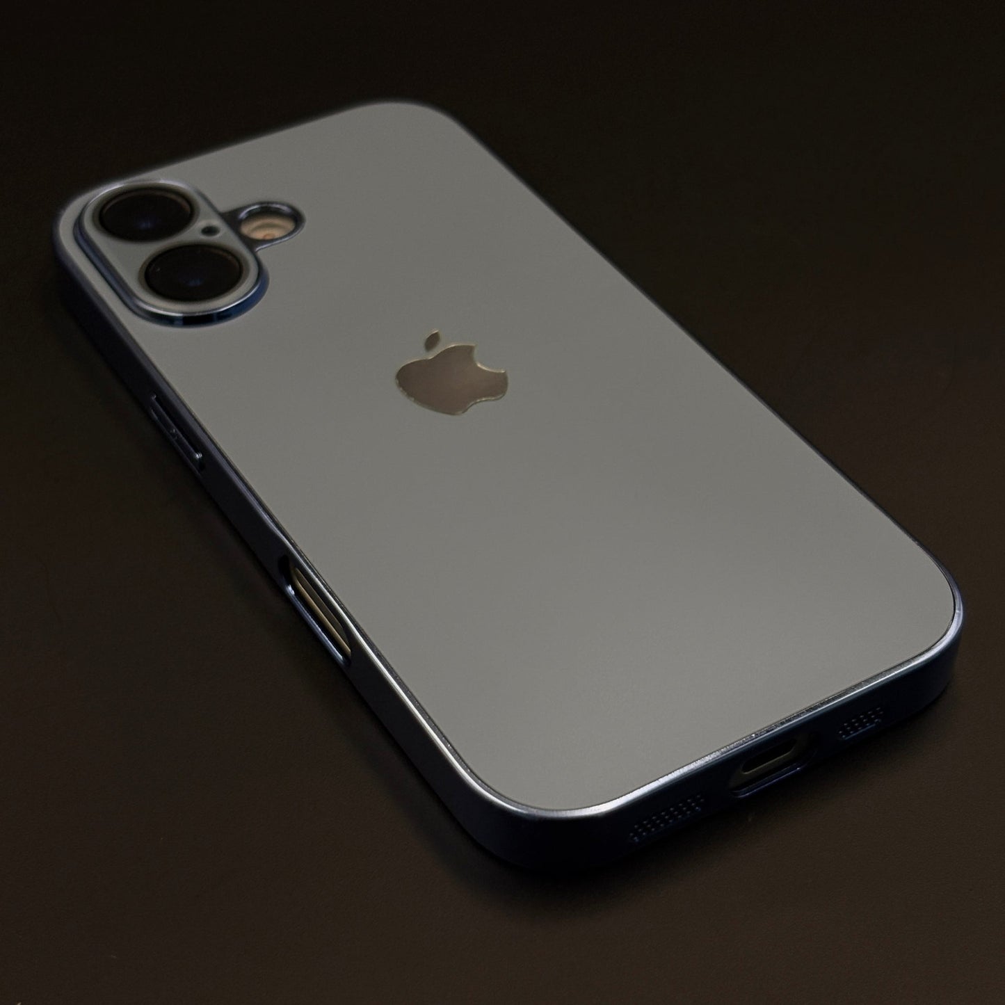 Luxury Backplane Matte Chromatic Lens Shield Case Cover for iPhone 17