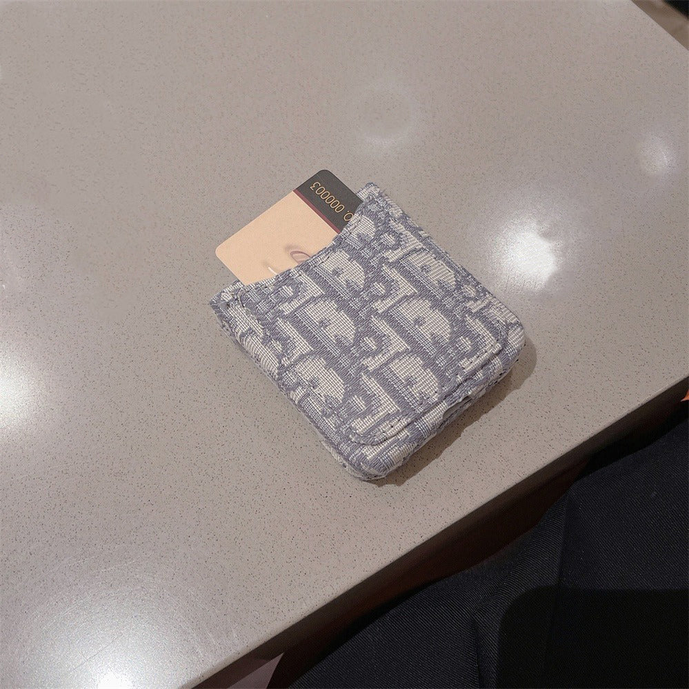 Samsung Galaxy Z Flip 5 Luxury Brand CD Card Holder Case Cover