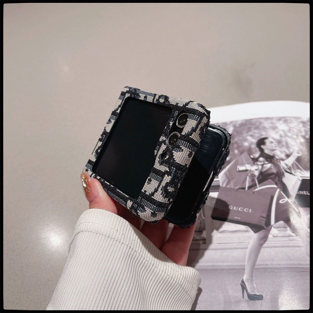 Samsung Galaxy Z Flip 5 Luxury Brand CD Card Holder Case Cover
