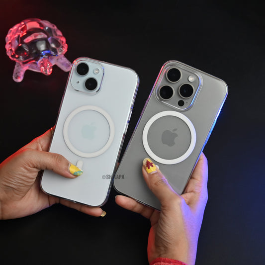 iPhone 15 Series Crystal Clear Non-Yellowing MagSafe Case