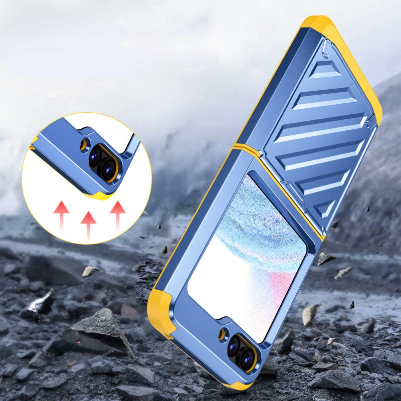 Samsung Galaxy Z Flip 5 Dual Carbon Layer Rugged Protection Case Cover Clearance Sale