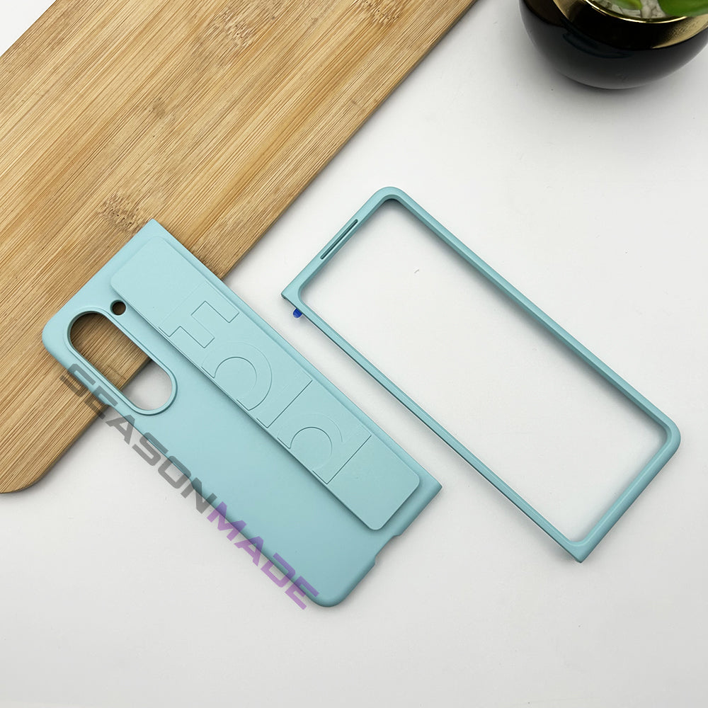 Samsung Galaxy Z Fold 6 Silk Hard Shell Strap Holder Case