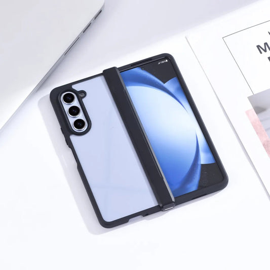 Samsung Galaxy Z Fold 6 Shockproof Bumper Transparent Back Case Cover