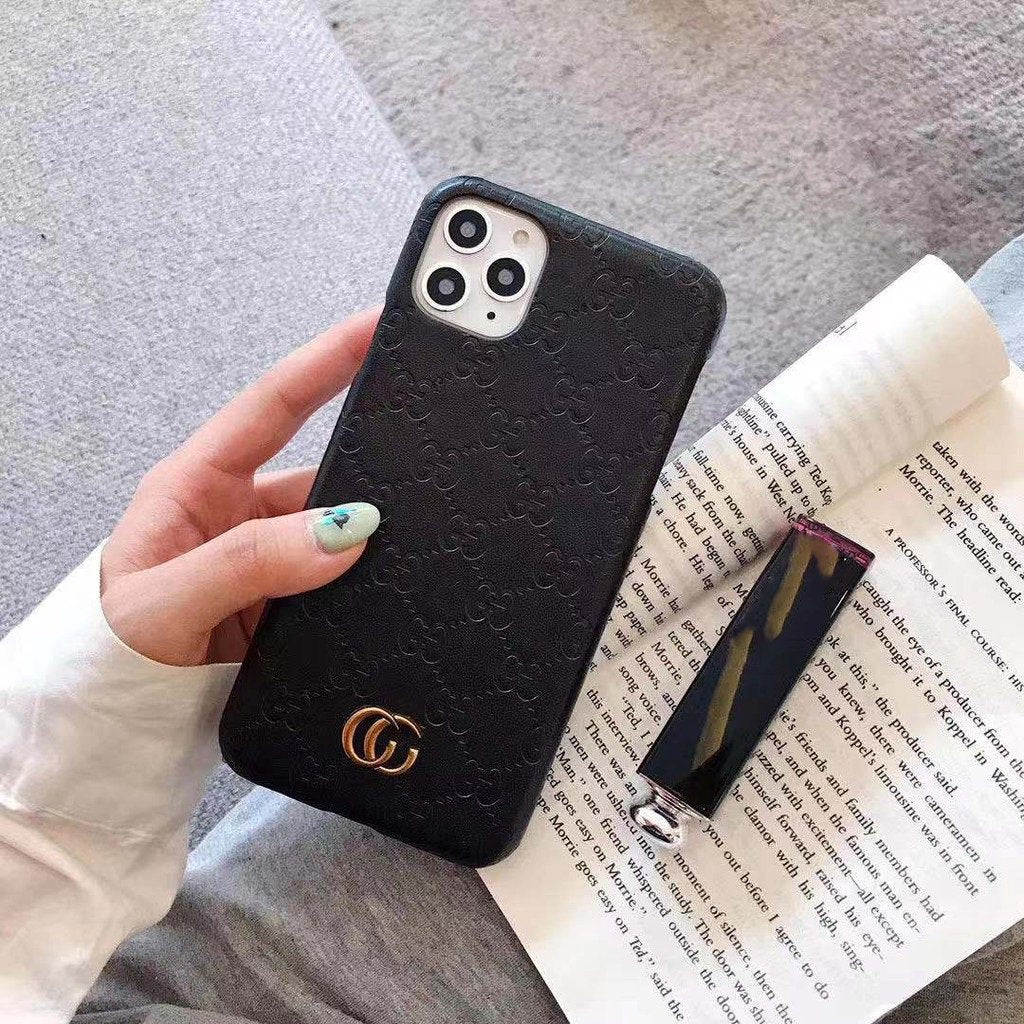 Premium Branded iPhone Mobile Case Cover - GG Leather made