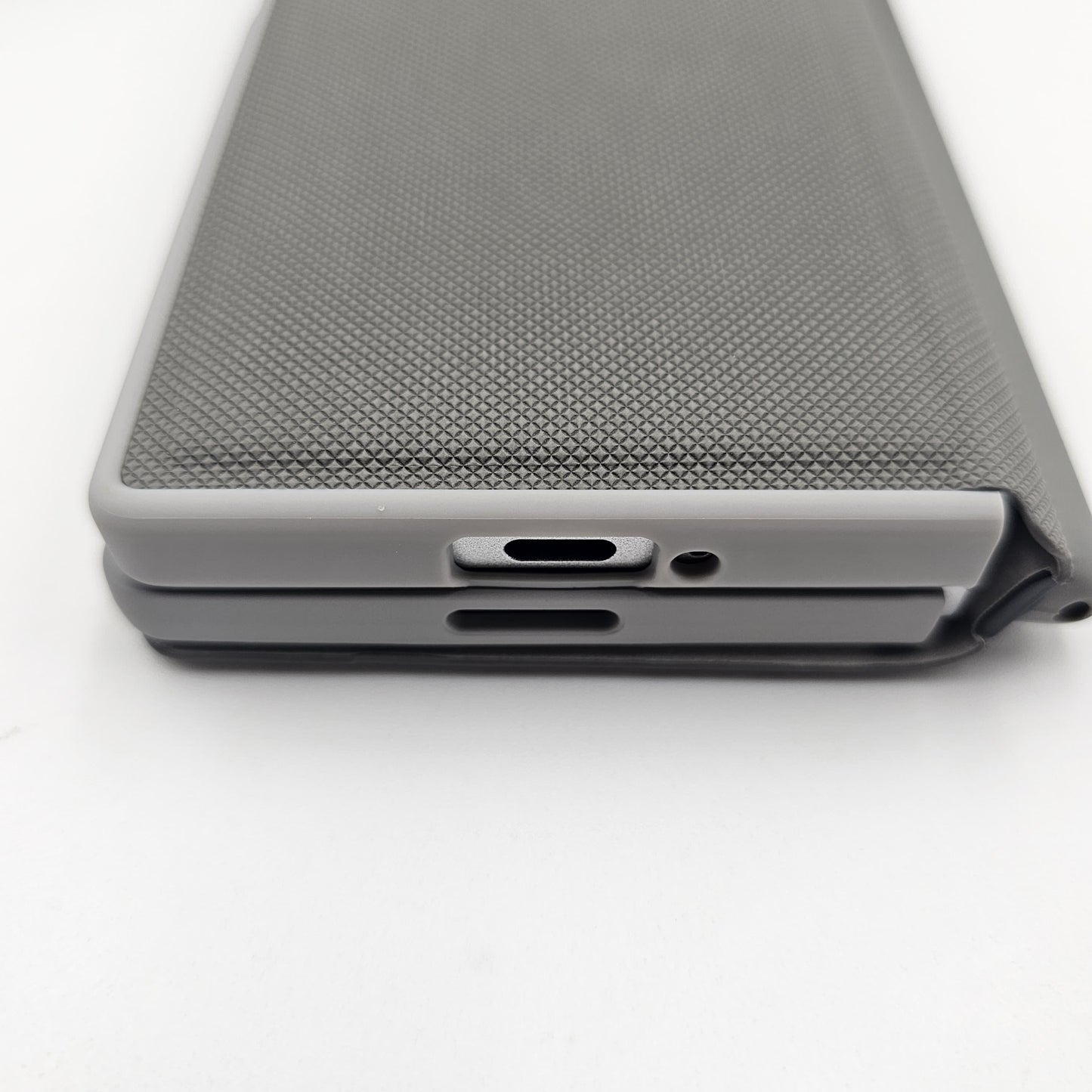Samsung Galaxy Z Fold 6 Dotted Feel Leather Flip Card Holder S Pen Holder Case