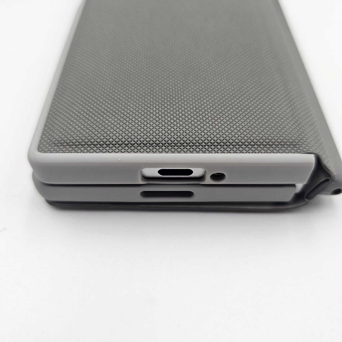Samsung Galaxy Z Fold 6 Dotted Feel Leather Flip Card Holder S Pen Holder Case