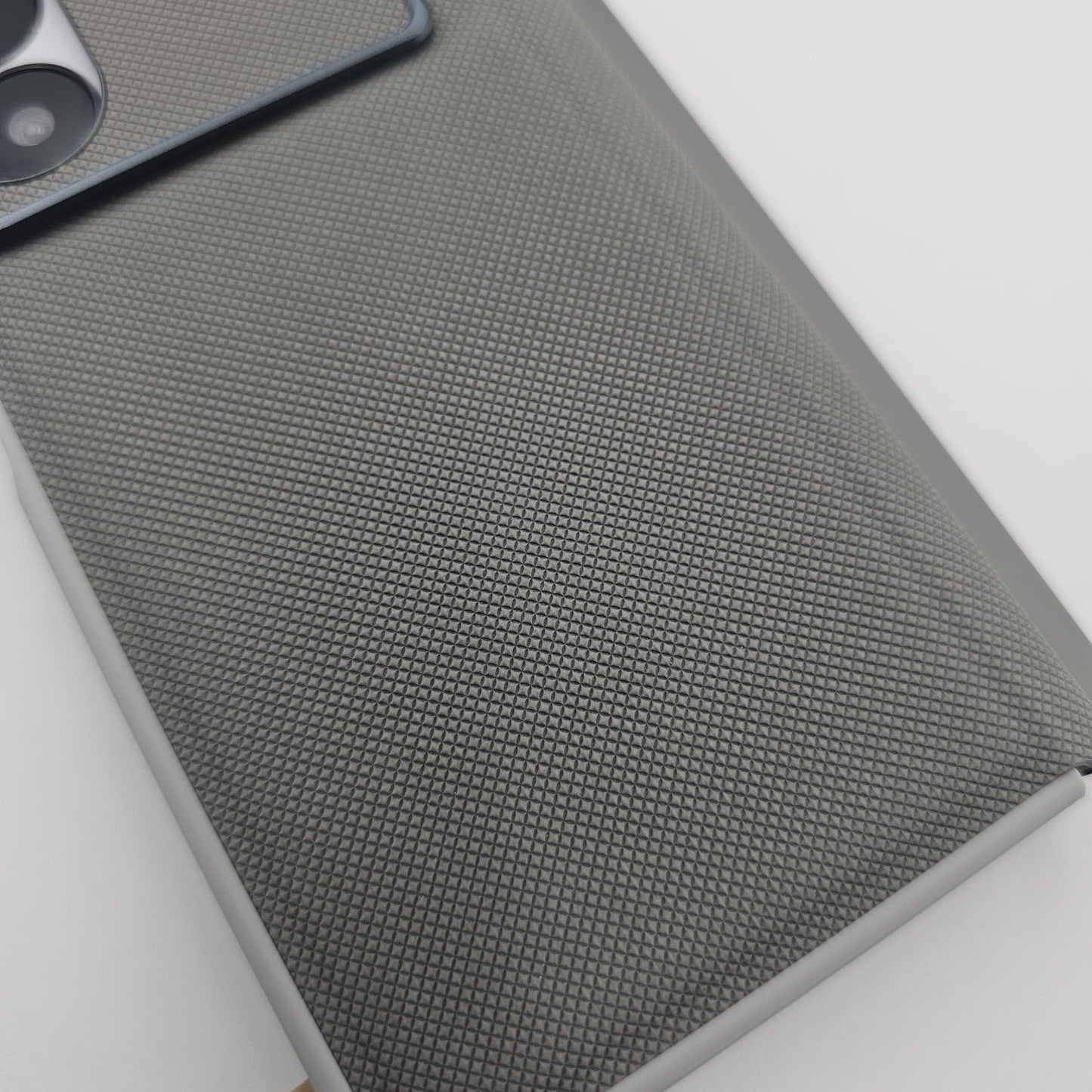 Samsung Galaxy Z Fold 6 Dotted Feel Leather Flip Card Holder S Pen Holder Case