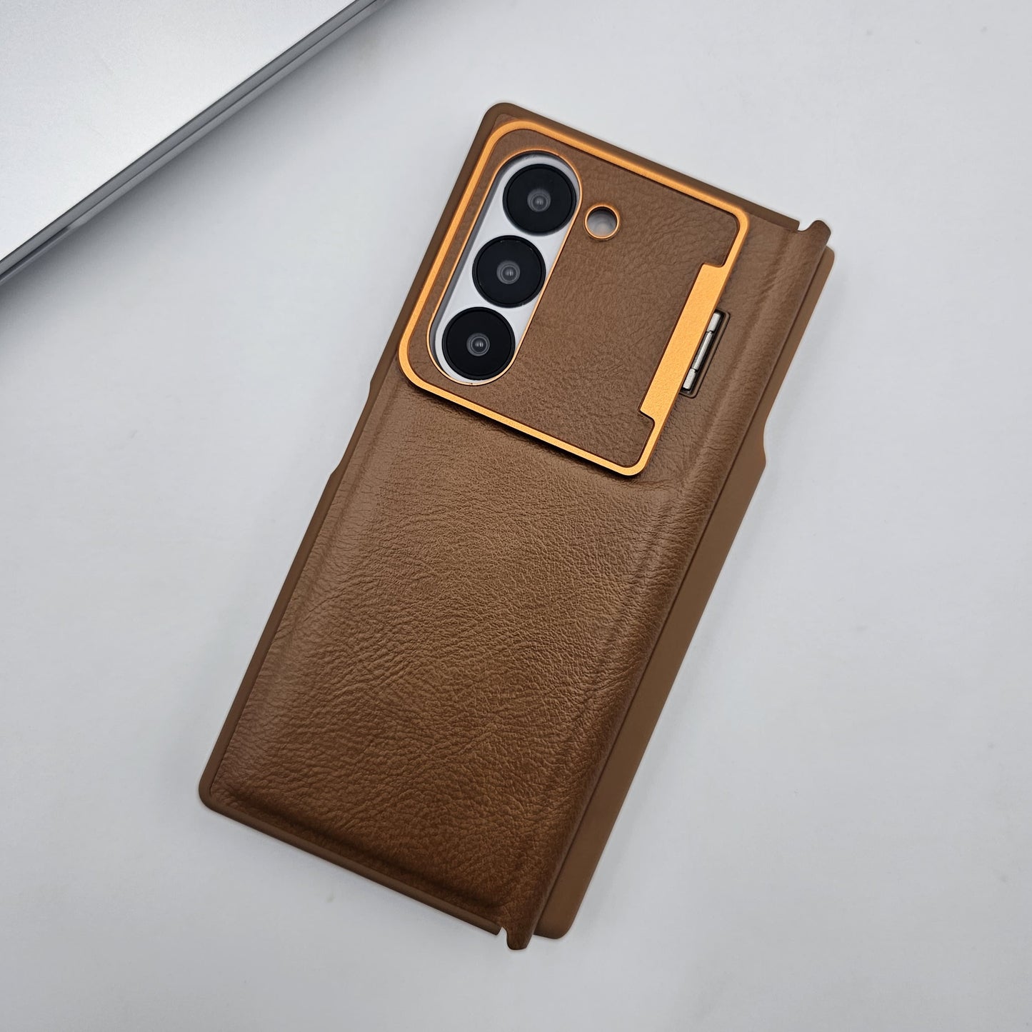 Samsung Galaxy Z Fold 6 Flip Card Holder S Pen Holder Foldable Metal Stand Case