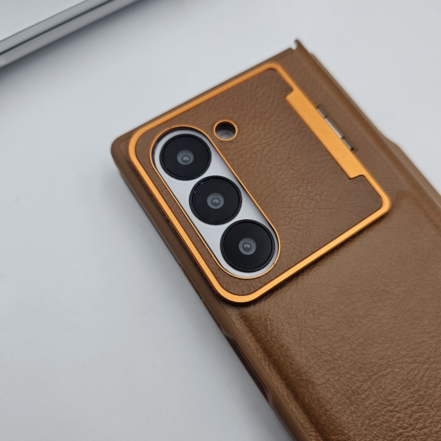 Samsung Galaxy Z Fold 6 Flip Card Holder S Pen Holder Foldable Metal Stand Case
