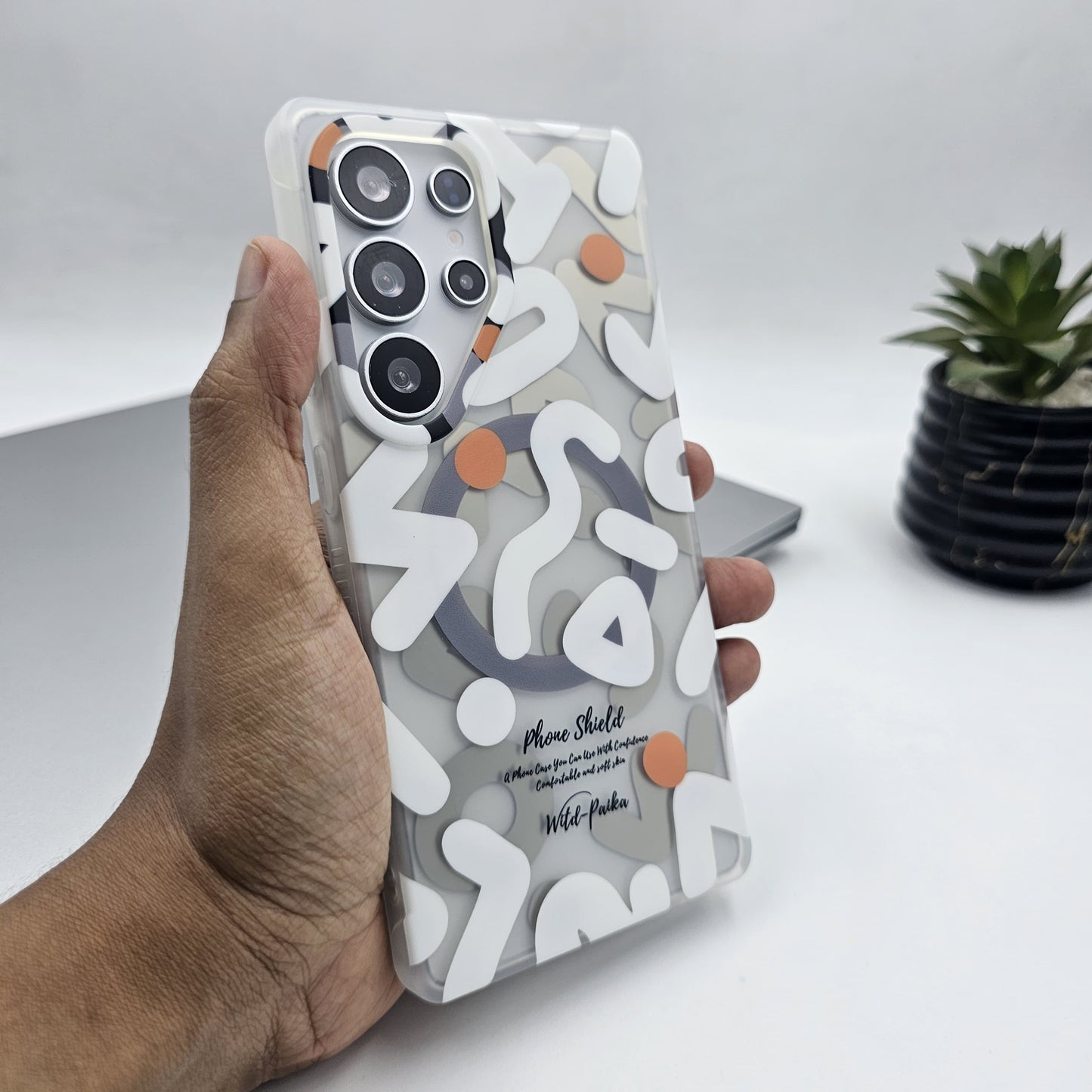Samsung Galaxy S25 Ultra Smokey Graffiti Magnetic Magsafe Case