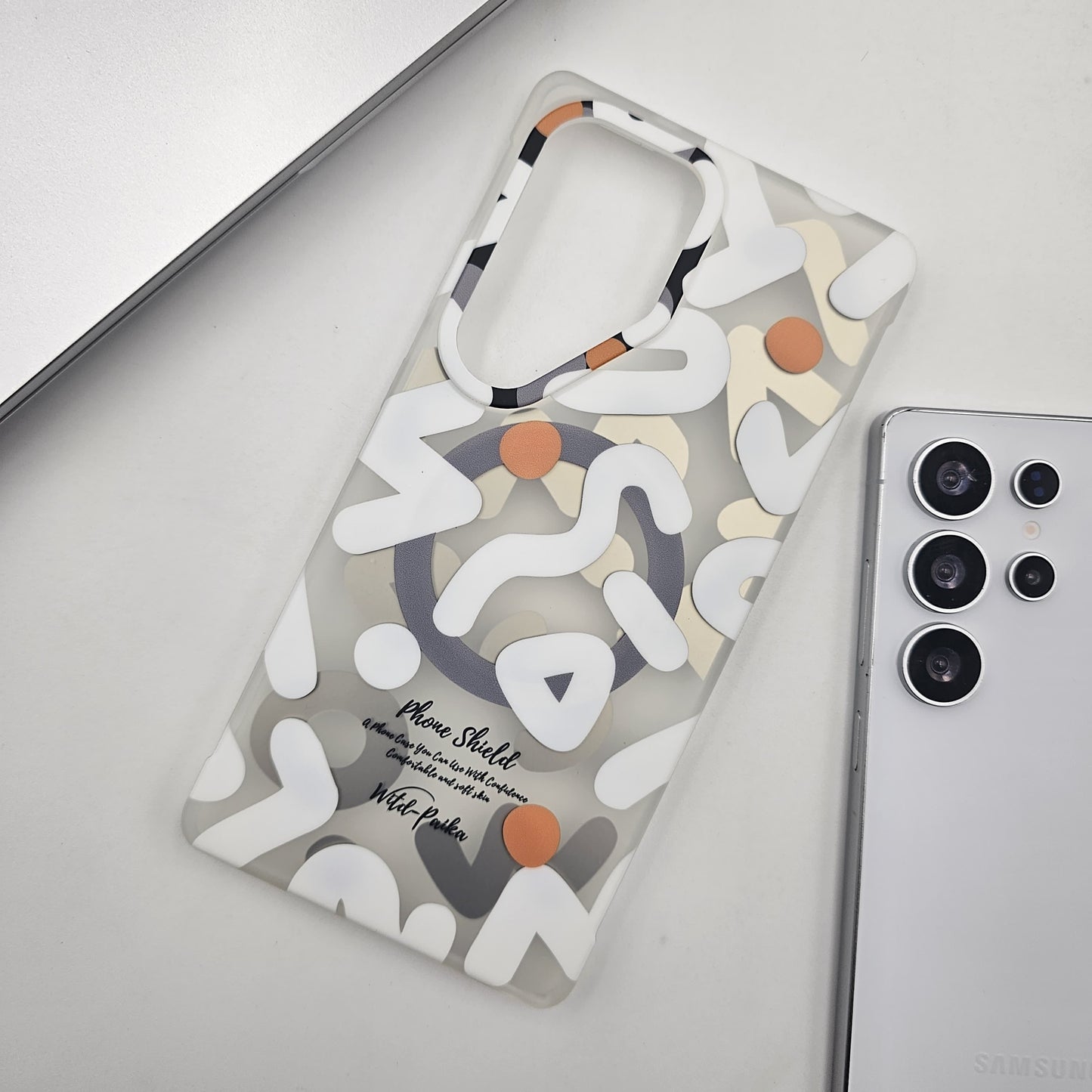 Samsung Galaxy S24 Ultra Smokey Graffiti Magnetic Magsafe Case