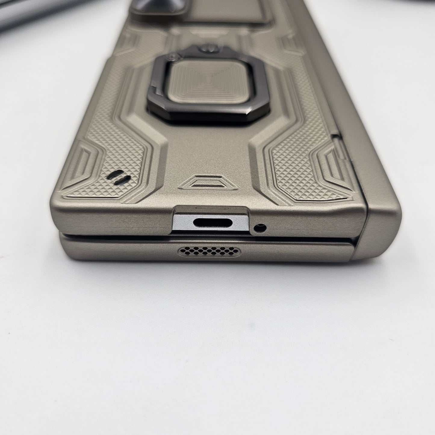 Samsung Galaxy Z Fold 6 Magnetic Hinge Protection Pen Holder Armor Case