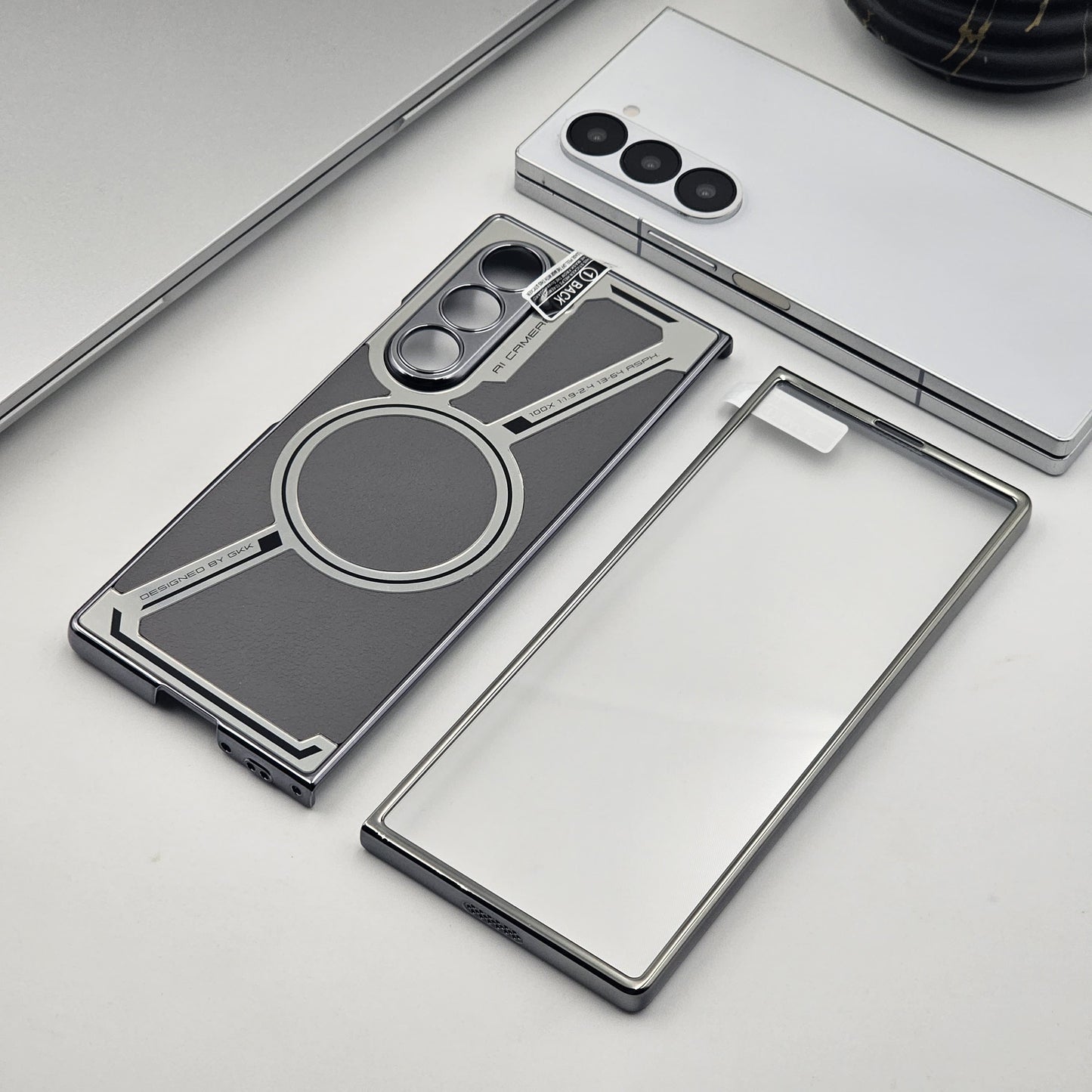 Luxury Electroplated Magnetic Magsafe Case for Samsung Galaxy Z Fold 7