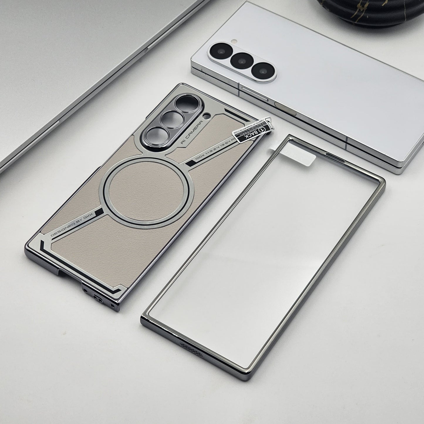 Samsung Galaxy Z Fold 6 Luxury Electroplated Magnetic Magsafe Case