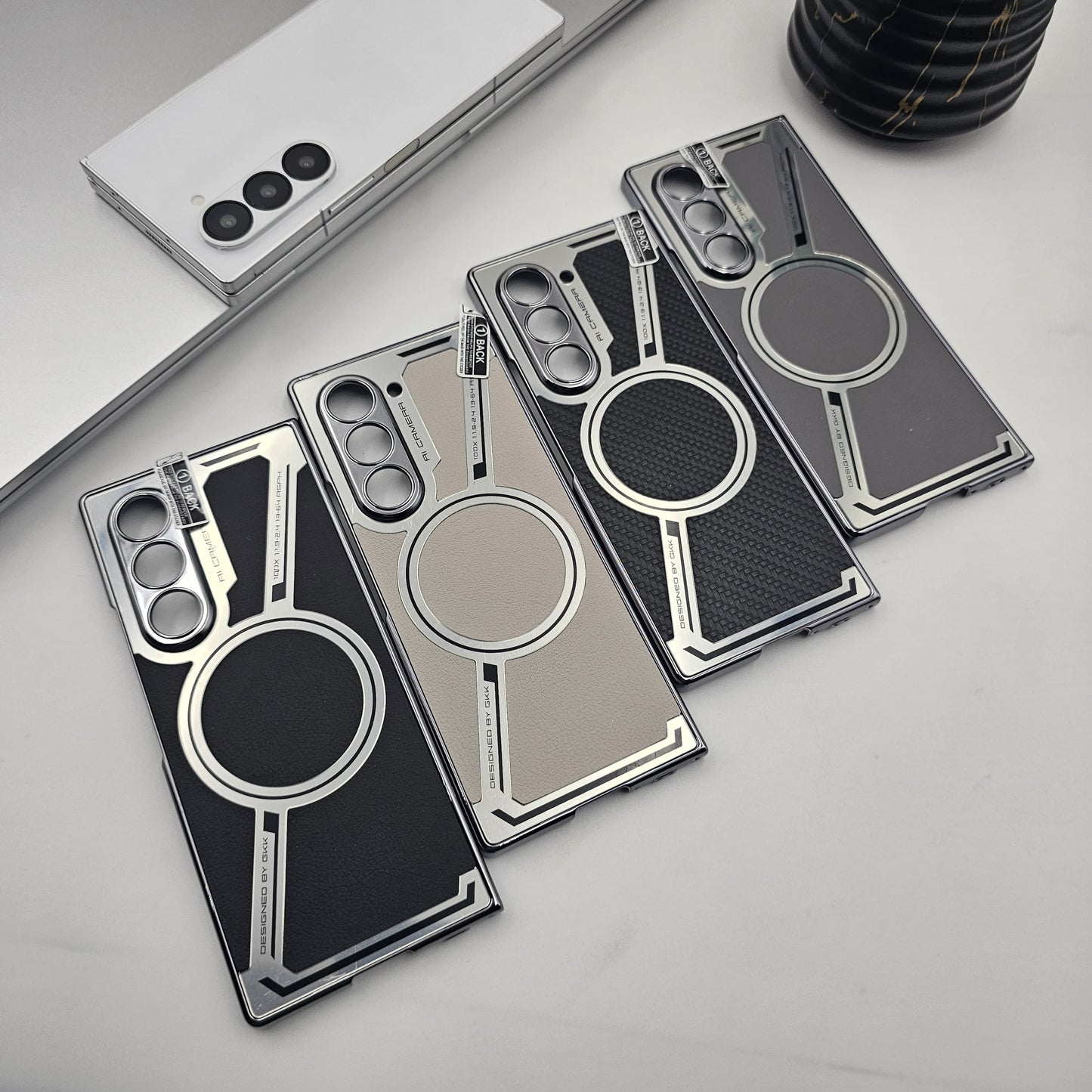 Luxury Electroplated Magnetic Magsafe Case for Samsung Galaxy Z Fold 7