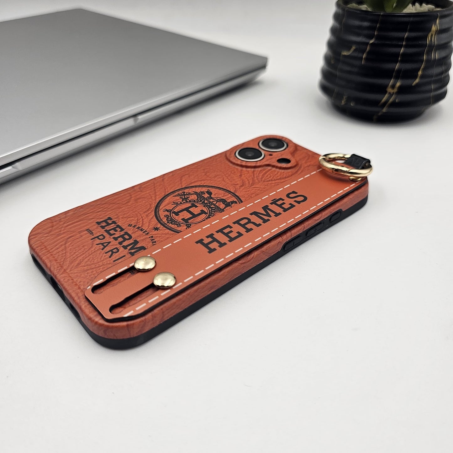iPhone Luxury Brand HMS Strap Belt Case Cover
