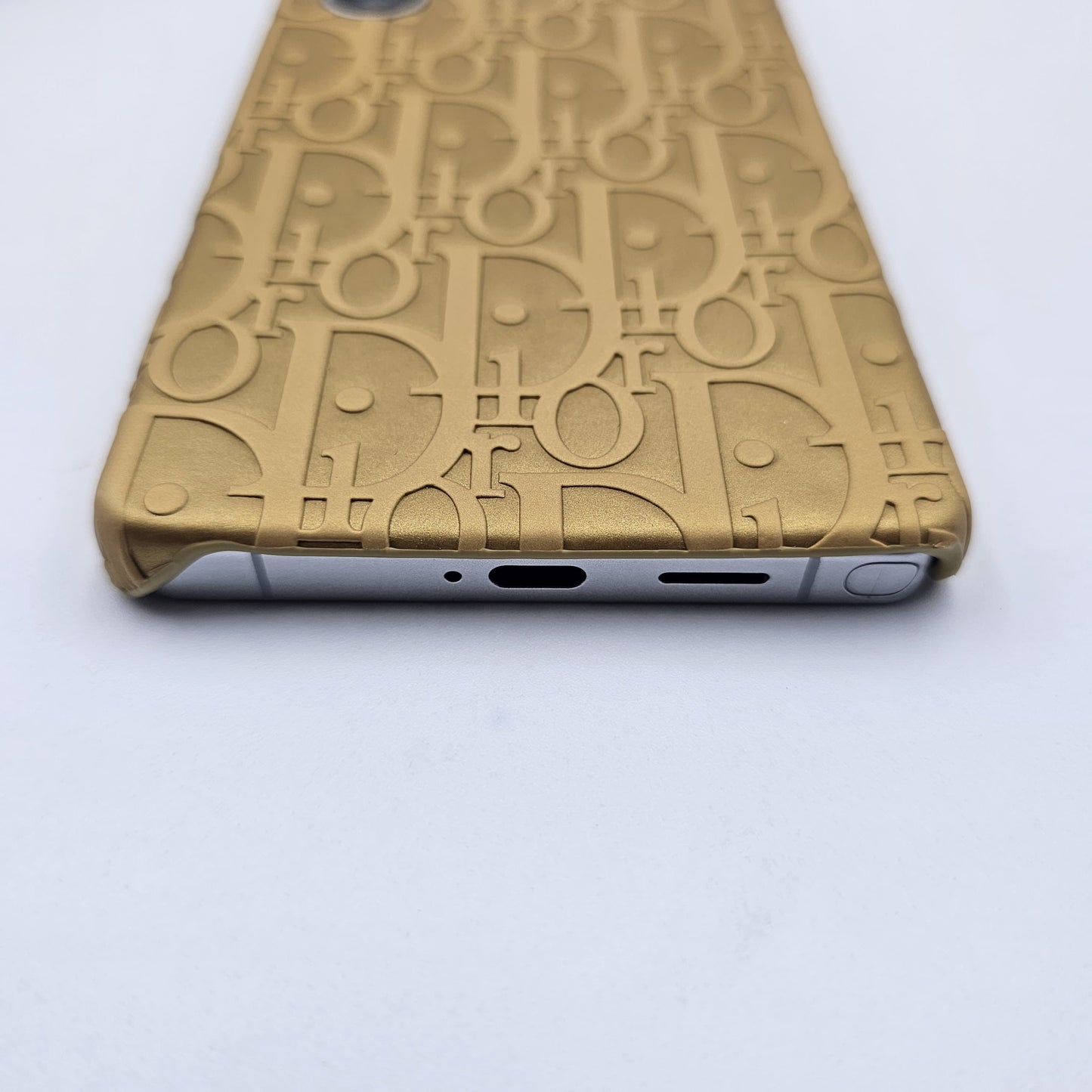 Samsung Galaxy S24 Ultra Luxury Brand CD Embossed Leather Case