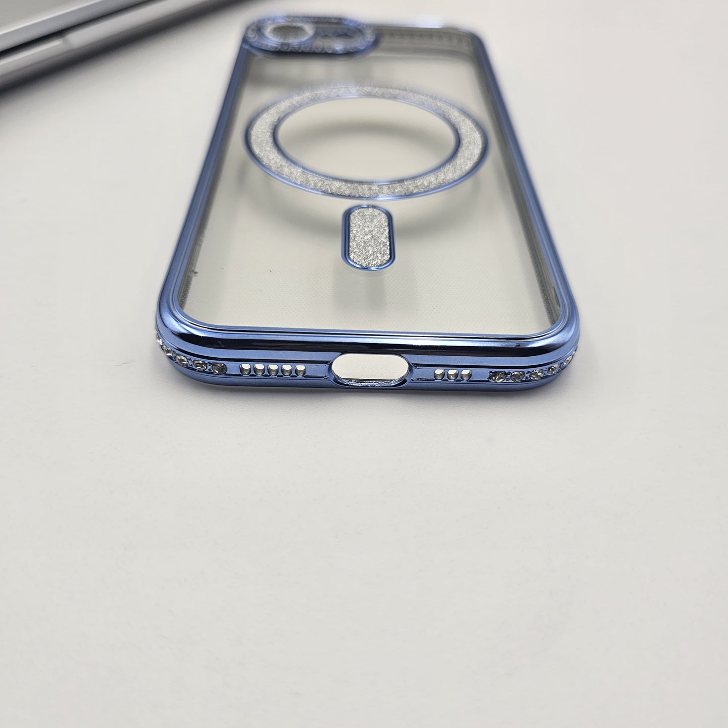 iPhone 16E Luxury Side Diamond Shimmer Magsafe Case