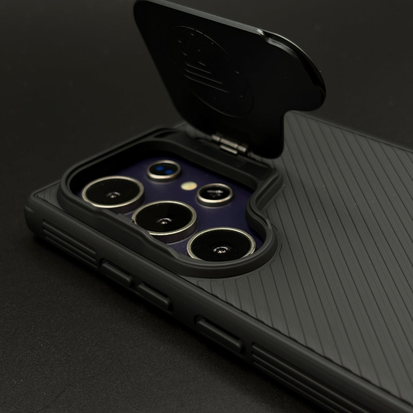 Prop Camshield Case for Samsung Galaxy S24 Ultra | Camera Protection Cover & Kickstand