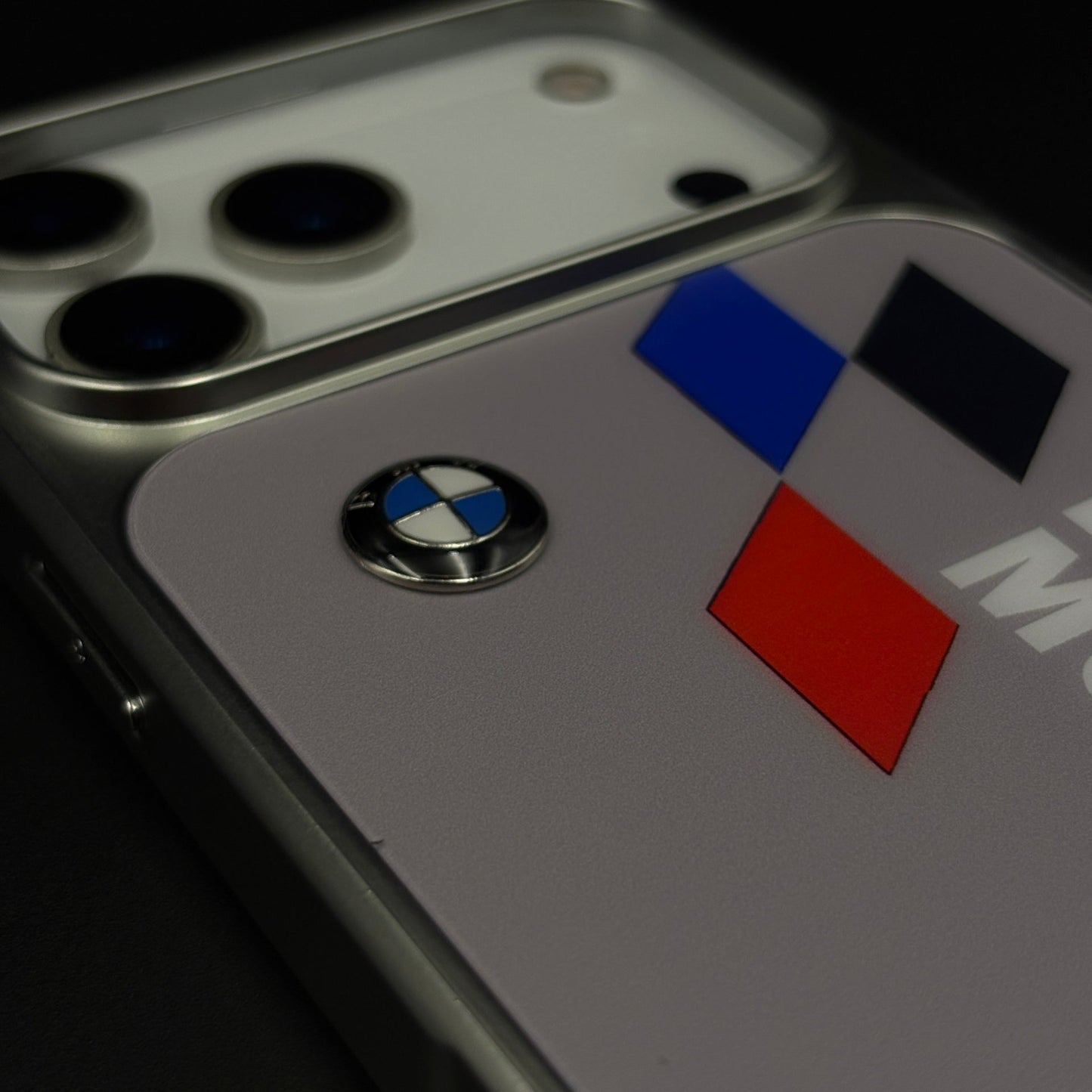 Motorsport Metal Style Frame Hard Case Cover for iPhone 17 Series