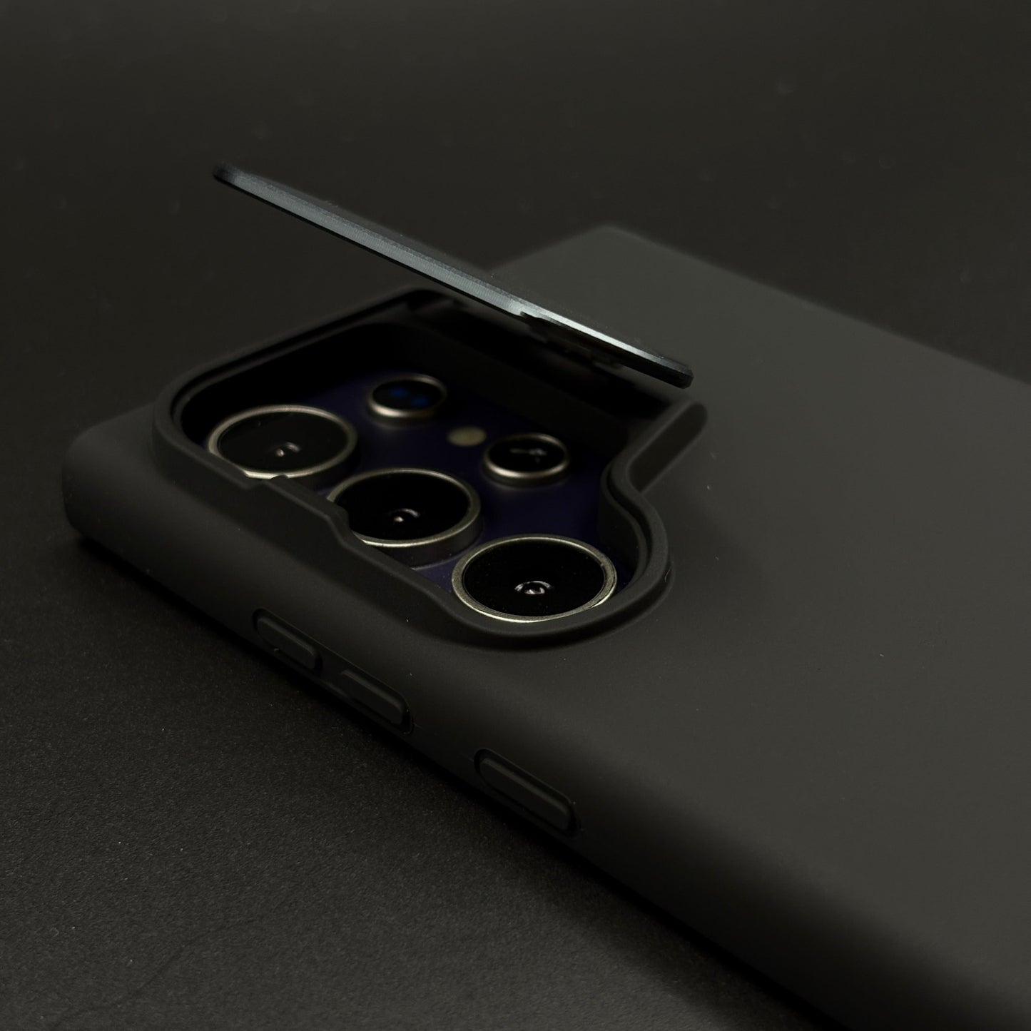 Prop Silicone Case for Samsung Galaxy S24 Ultra | Camera Protection & Kickstand